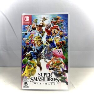 Super Smash Bros. Ultimate - Nintendo Switch - CASE ONLY No Game - Authentic USA